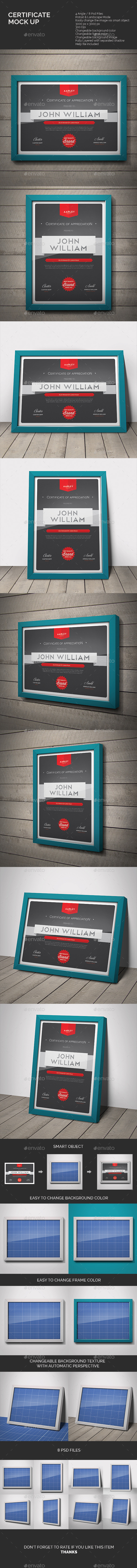 Certificate Mock-up - Miscellaneous Print