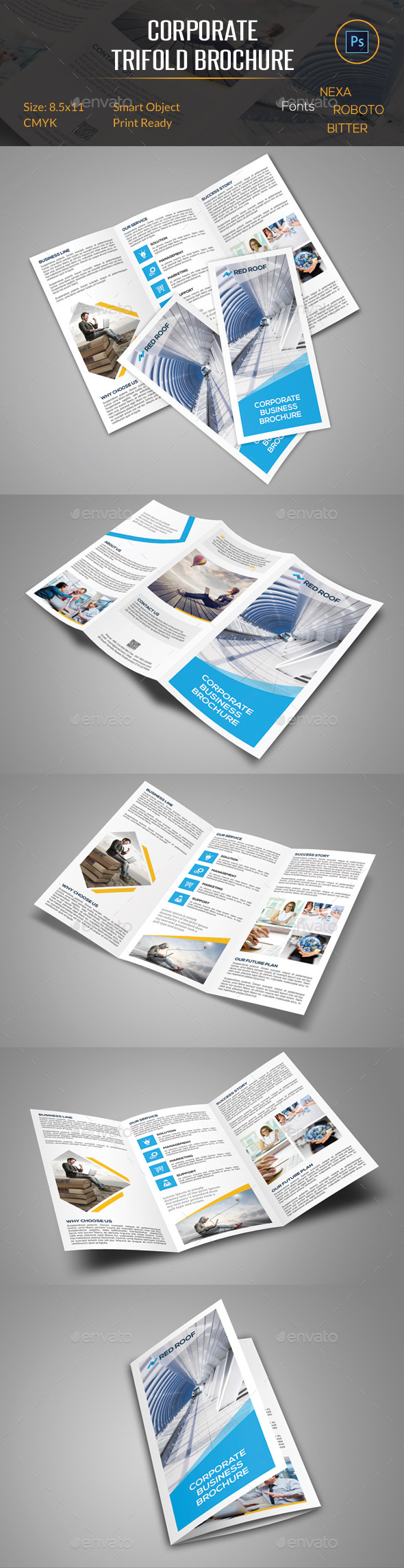 Corporate Trifold Brochure - Corporate Brochures