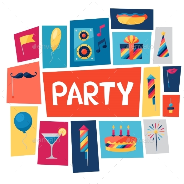 Celebration Background - Birthdays Seasons/Holidays