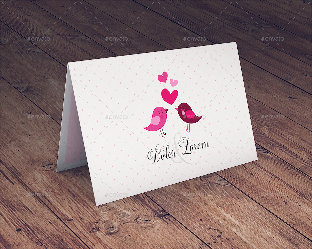 Download Invitation Greeting Card Mockup By Goner13 Graphicriver