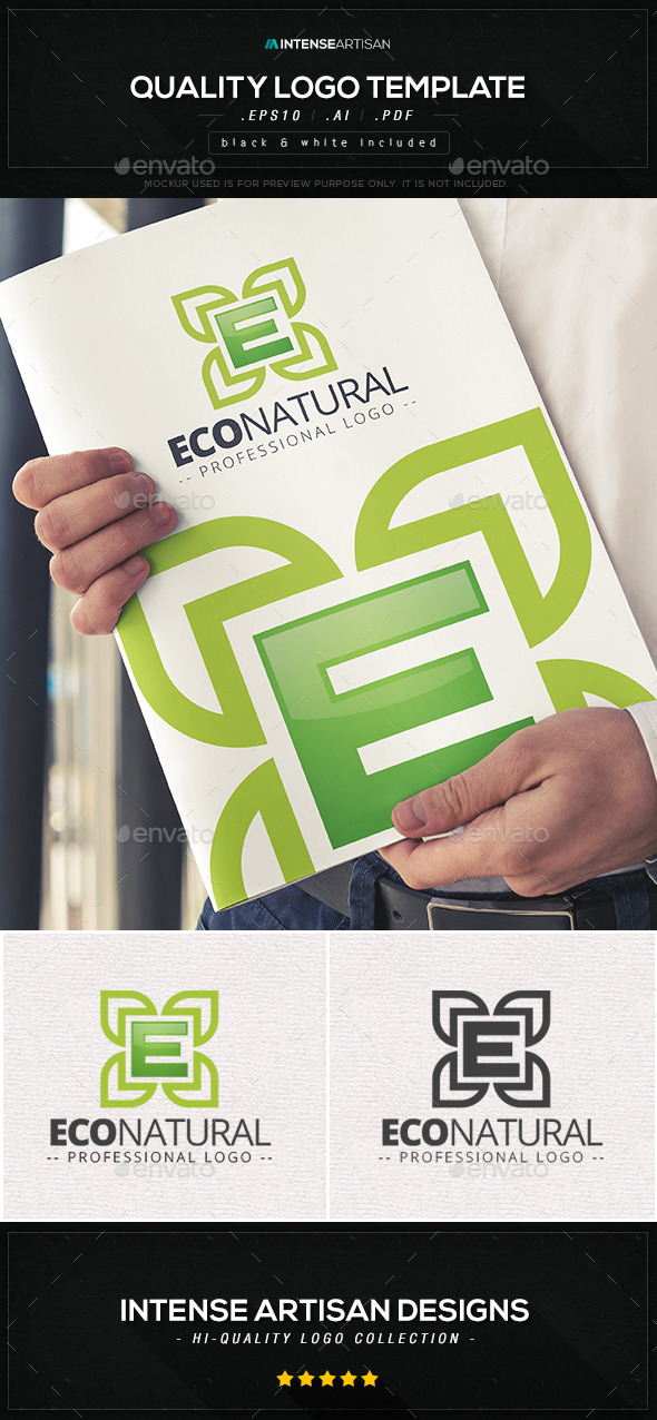 Eco Natural Logo Template - Nature Logo Templates