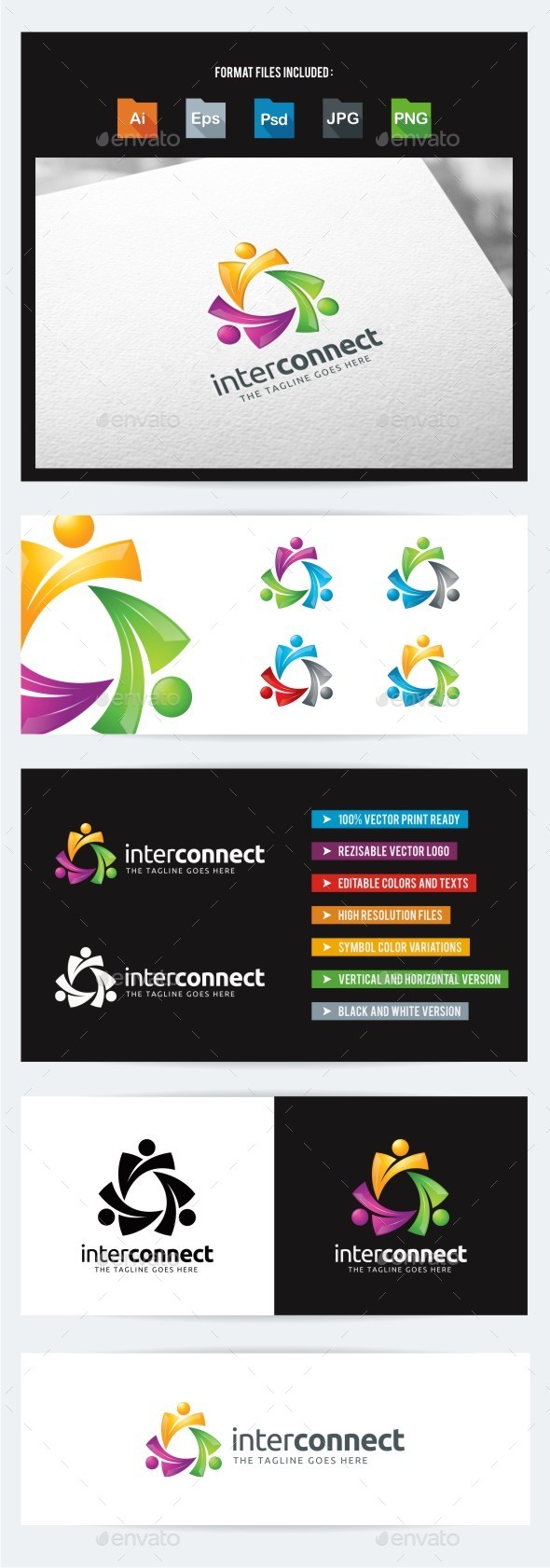 Interaction - Connection - Vector Abstract