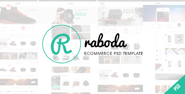 RABODA - ECommerce PSD Template - Fashion Retail