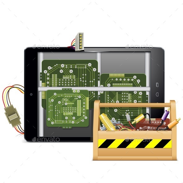 Tablet PC with Toolbox - Computers Technology