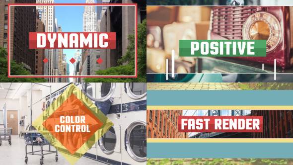 Colorful Dynamic Intro - VideoHive 10570123