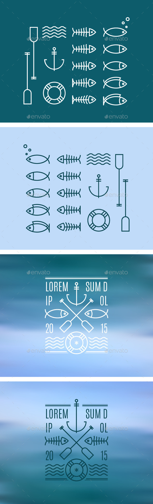 Vintage Logo and Insignia Kit - Miscellaneous Vectors