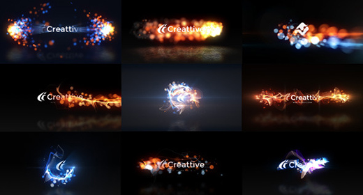 Quick Logo Sting Pack 07-  Energetic Particles