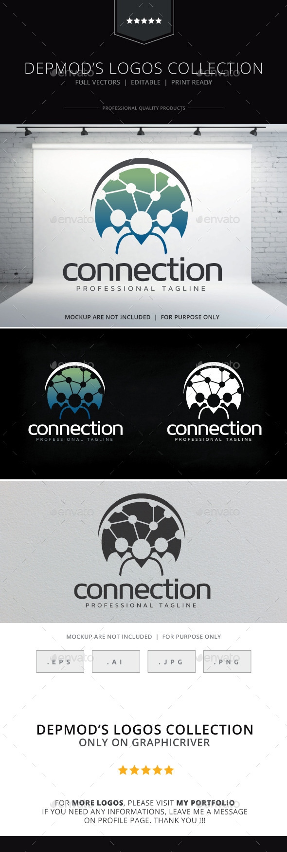 Connection Logo - Humans Logo Templates
