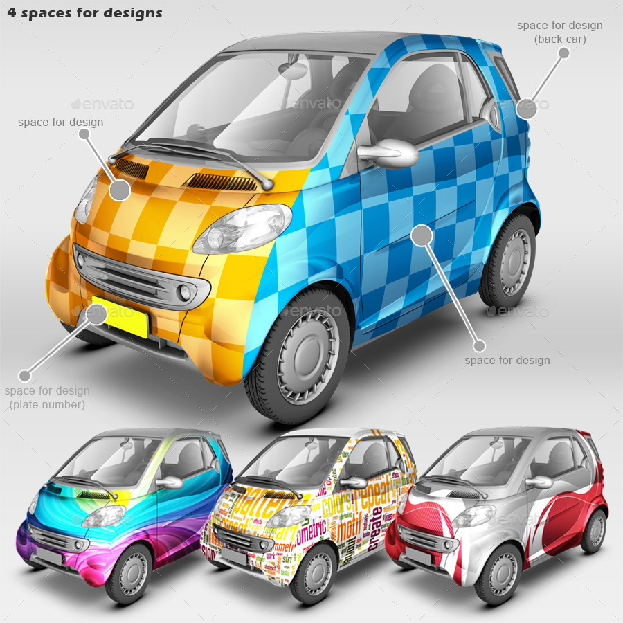 Download Smart Car Mock Up By Logic Design Graphicriver