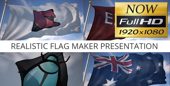 Realistic Flag Maker - VideoHive 3075352