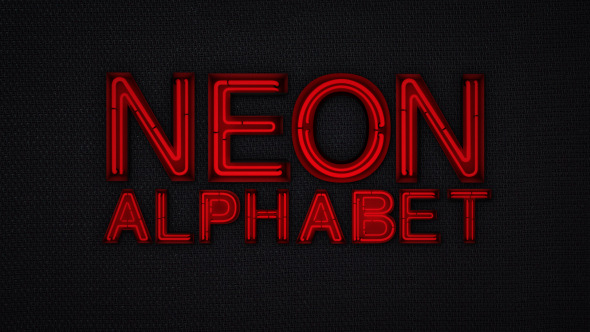 Neon Alphabet