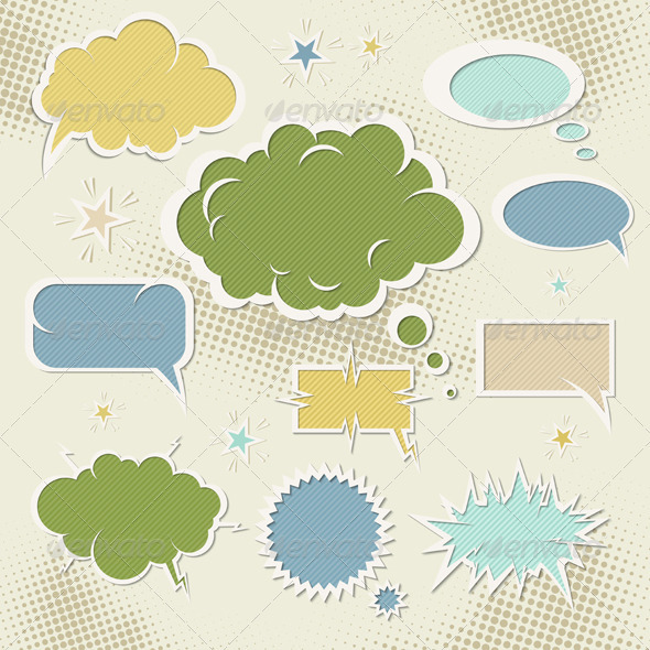 Speech Bubbles - Decorative Symbols Decorative