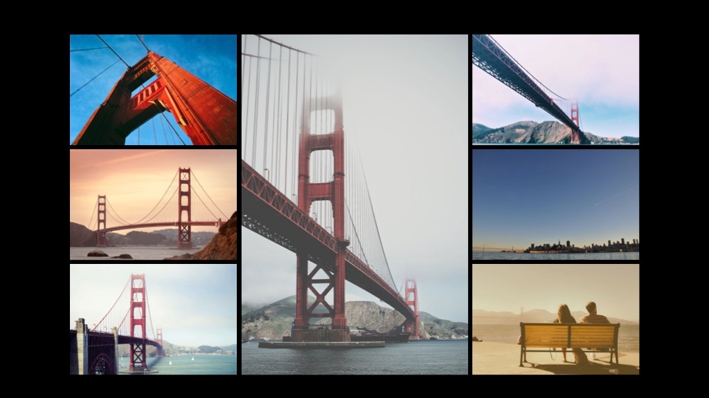 Photo Slideshow Gallery Powerpoint Template, Presentation Templates