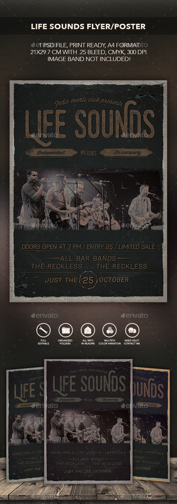 Life Sounds Flyer/Poster - Flyers Print Templates