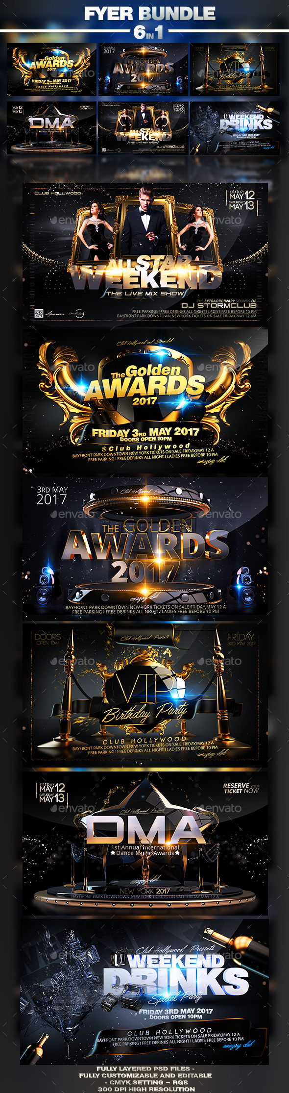 Flyer Bundle - Events Flyers