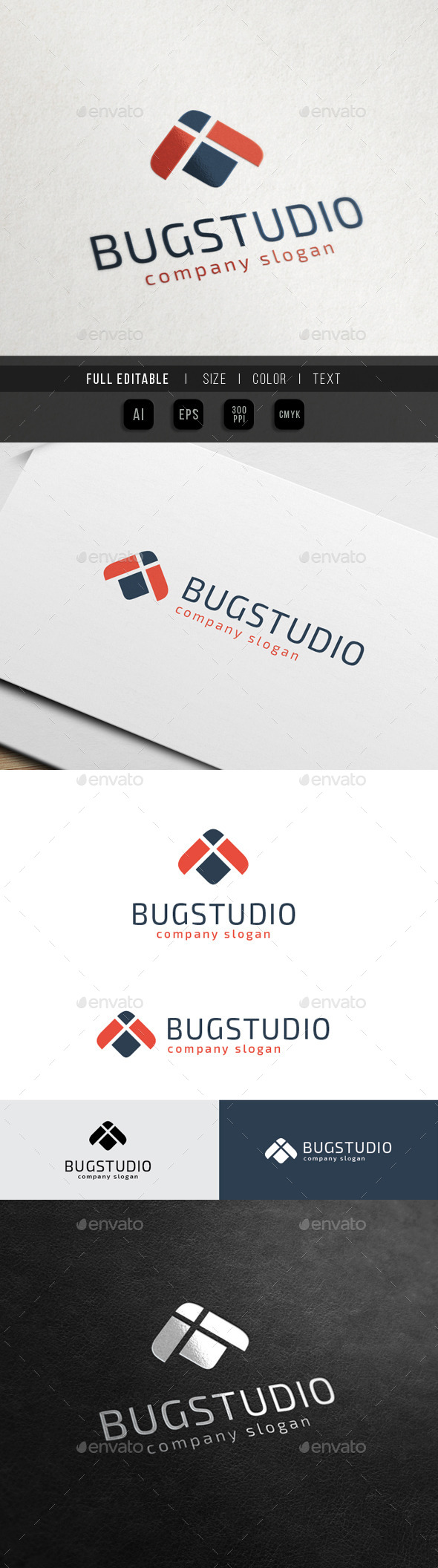 Bug Studio - Finance Marketing - Animals Logo Templates