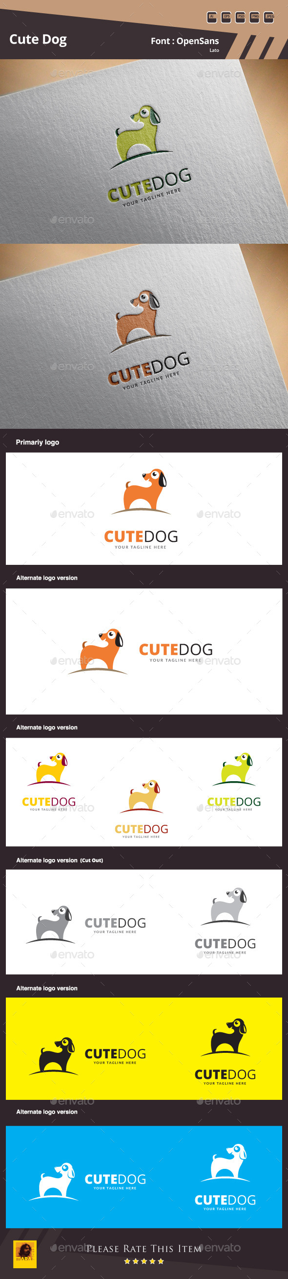 Dog Logo Graphics Designs Templates From Graphicriver