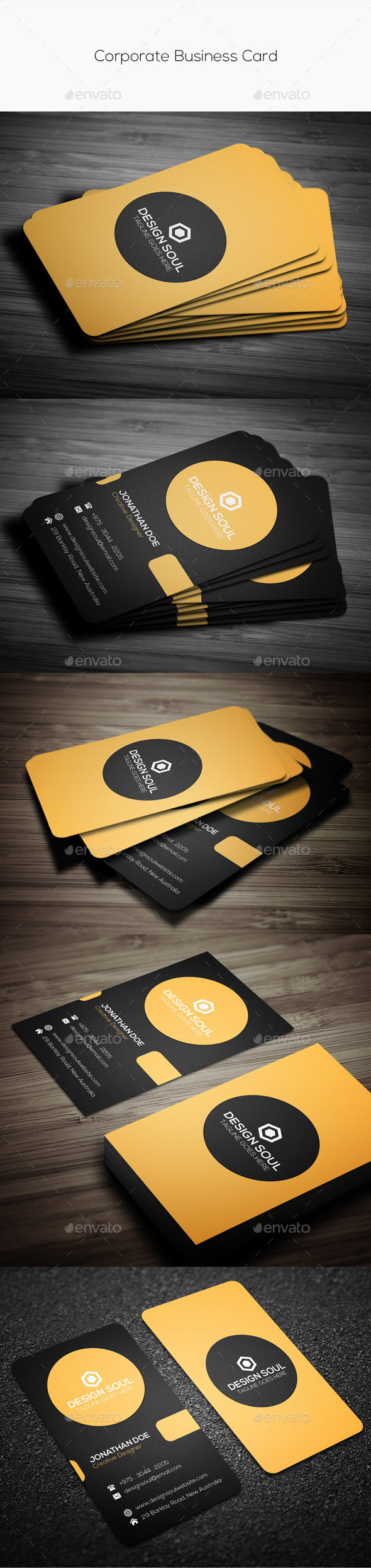 Corporate Business Card - Corporate Business Cards
