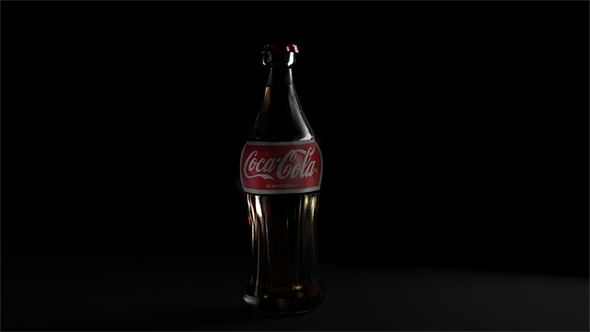 Coca-Cola bottle - 3Docean 10583001