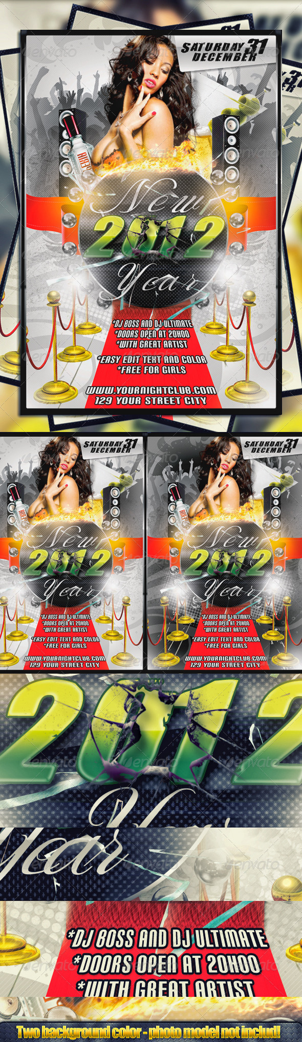 New Year Flyer - Clubs & Parties Events