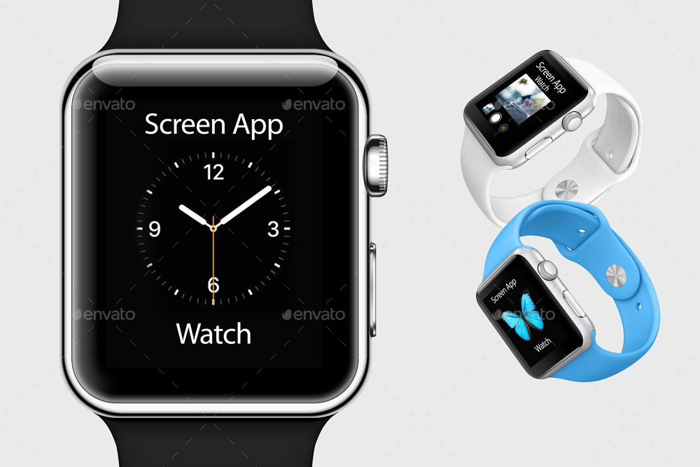 Watch Mockups, Graphics 