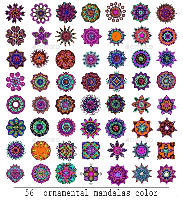 Mandalas - Flowers & Plants Nature