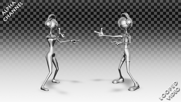 Silver Man and Woman - Dance Club Pack alt