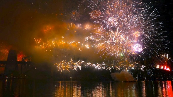 Sydney Harbour Bridge, NYE Fireworks