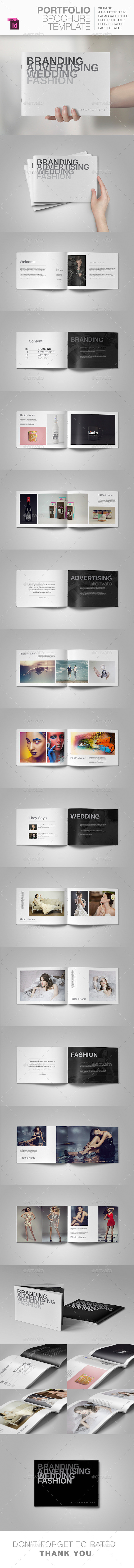 Portfolio Brochure Template - Brochures Print Templates