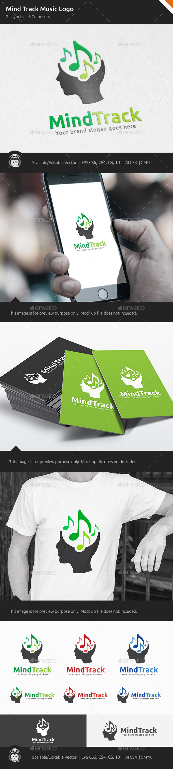Mind Music Track Logo