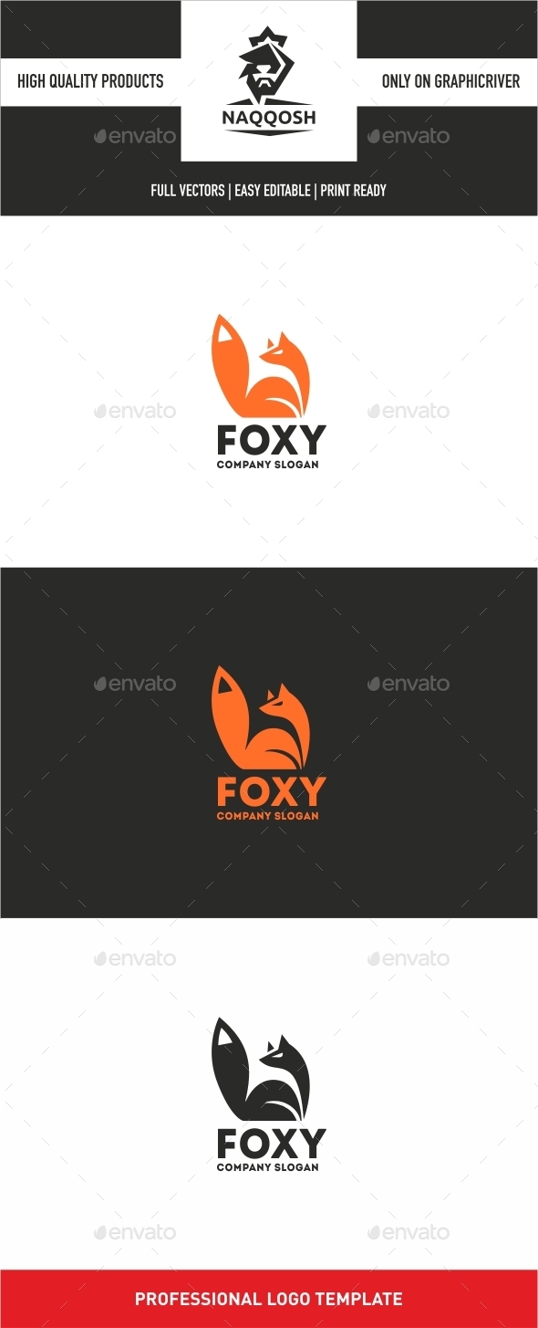 Foxy - Animals Logo Templates