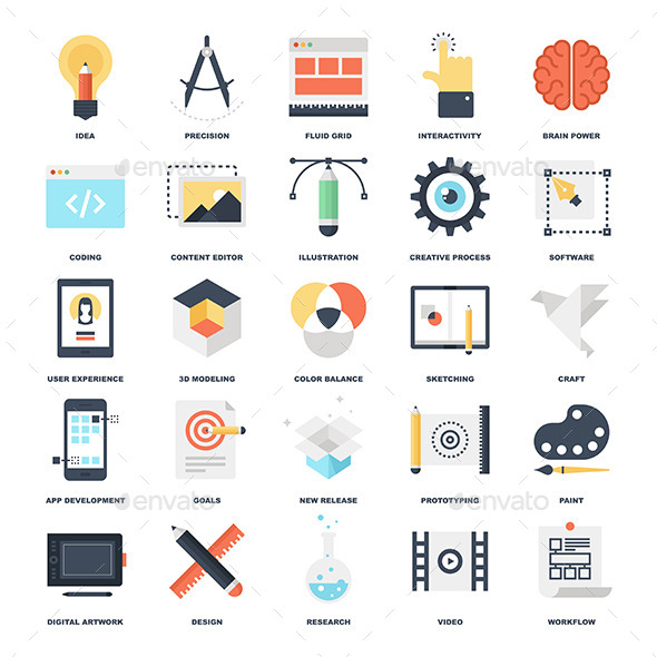Creative Process - Media Icons