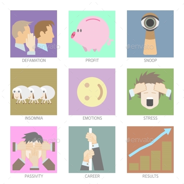 Set of Modern Icons - Web Technology