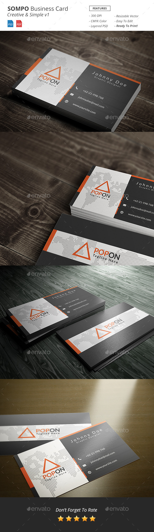 Sompo - Creative Bussiness Card Template v1 - Creative Business Cards