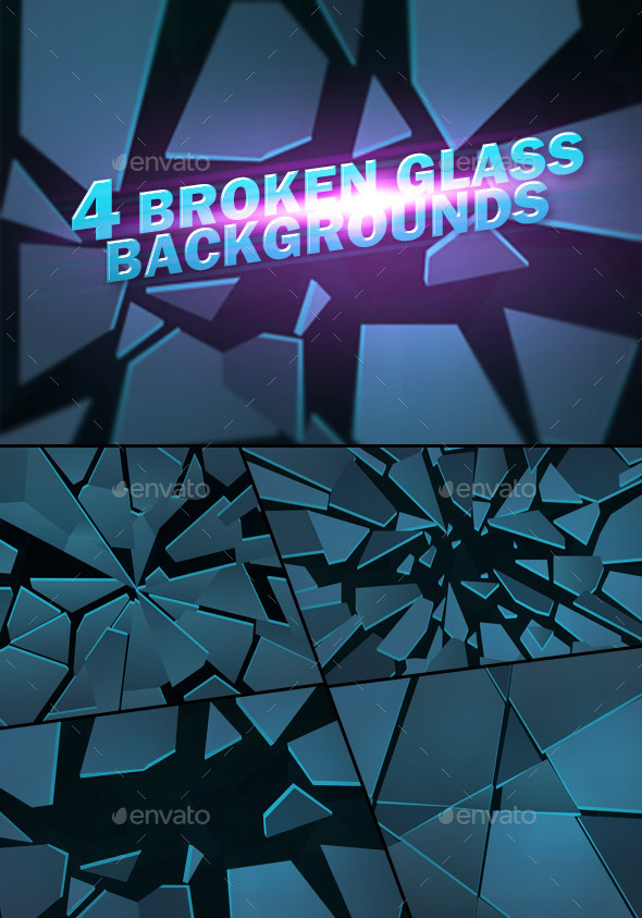 Broken Glass Backgrounds - Abstract Backgrounds