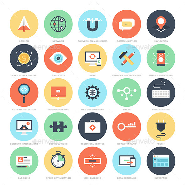 SEO and Development - Technology Icons