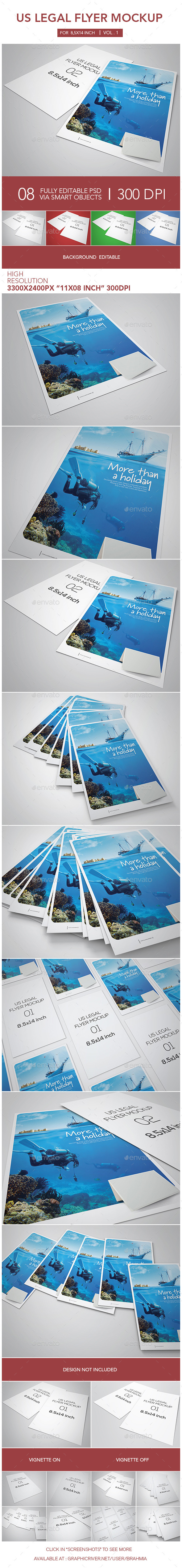 Us Legal Flyer Mockup - Flyers Print
