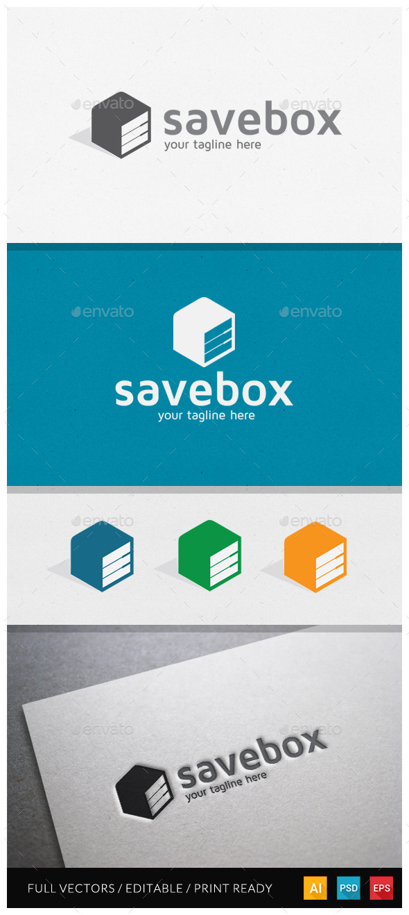 Savebox Logo Template - Objects Logo Templates