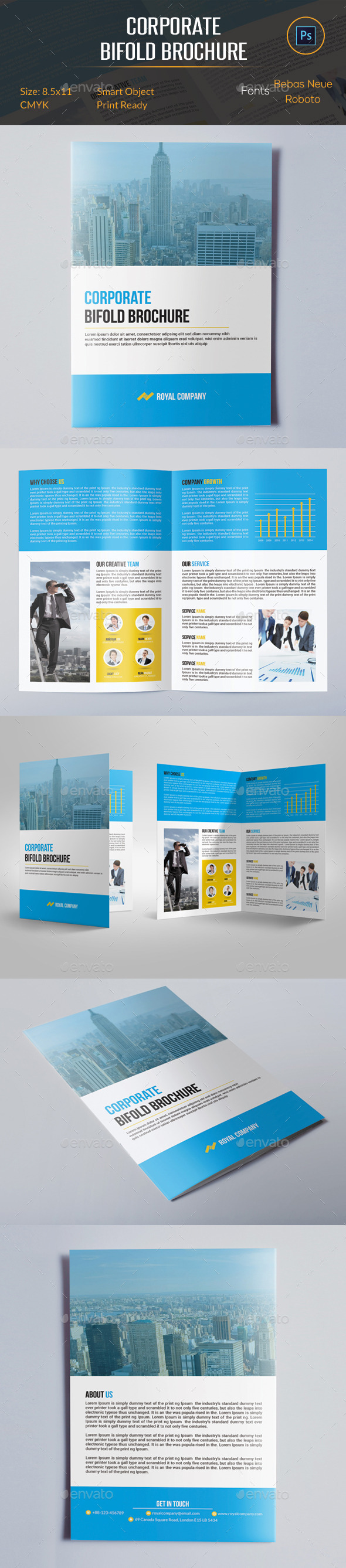 Corporate Bifold Brochure - Corporate Brochures