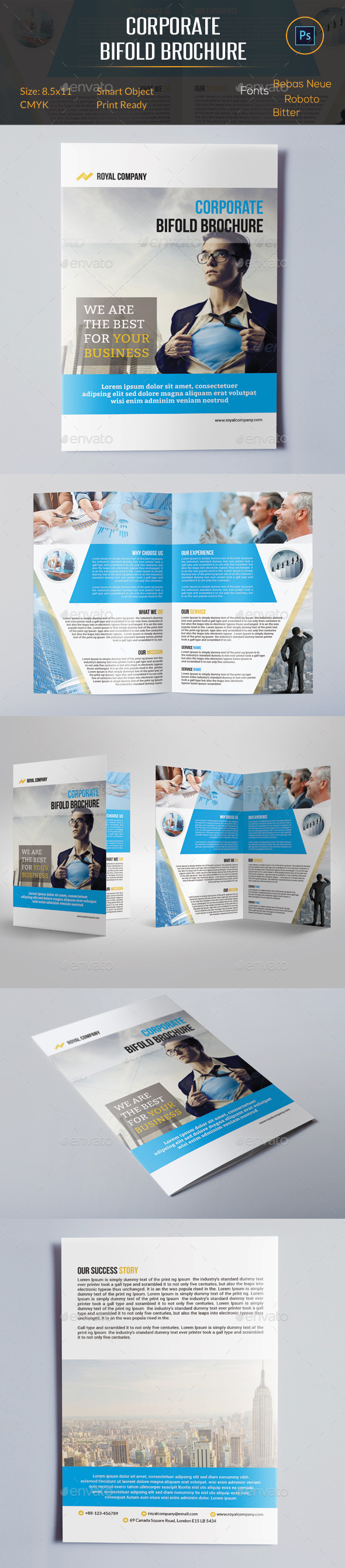 Corporate Bifold Brochure - Corporate Brochures