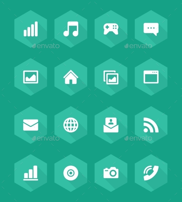 Flat Icons - Web Technology