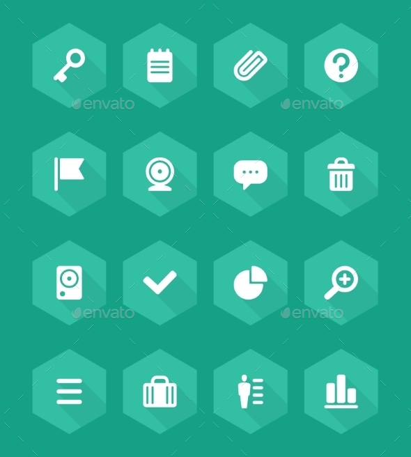Flat Icons - Web Technology