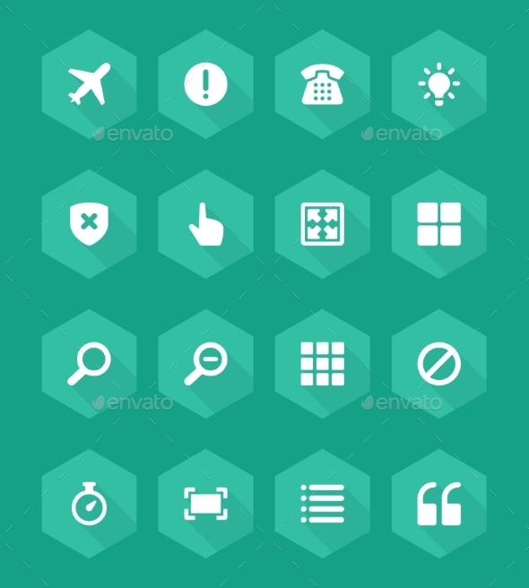 Flat Icons - Web Technology