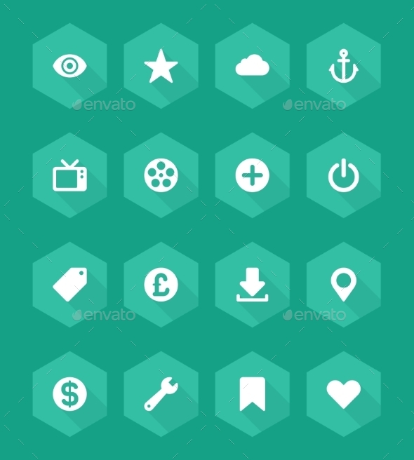 Flat Icons - Web Technology