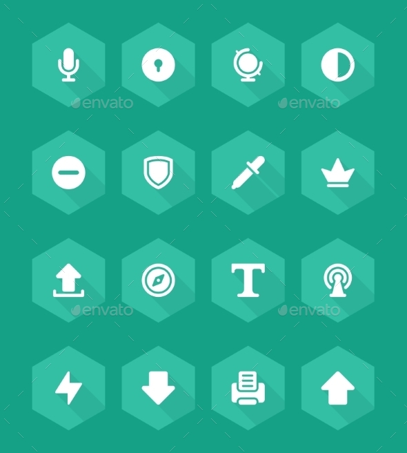 Flat Icons - Web Technology