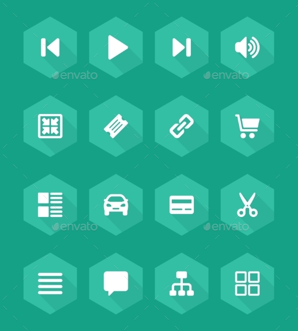Flat Icons - Web Technology