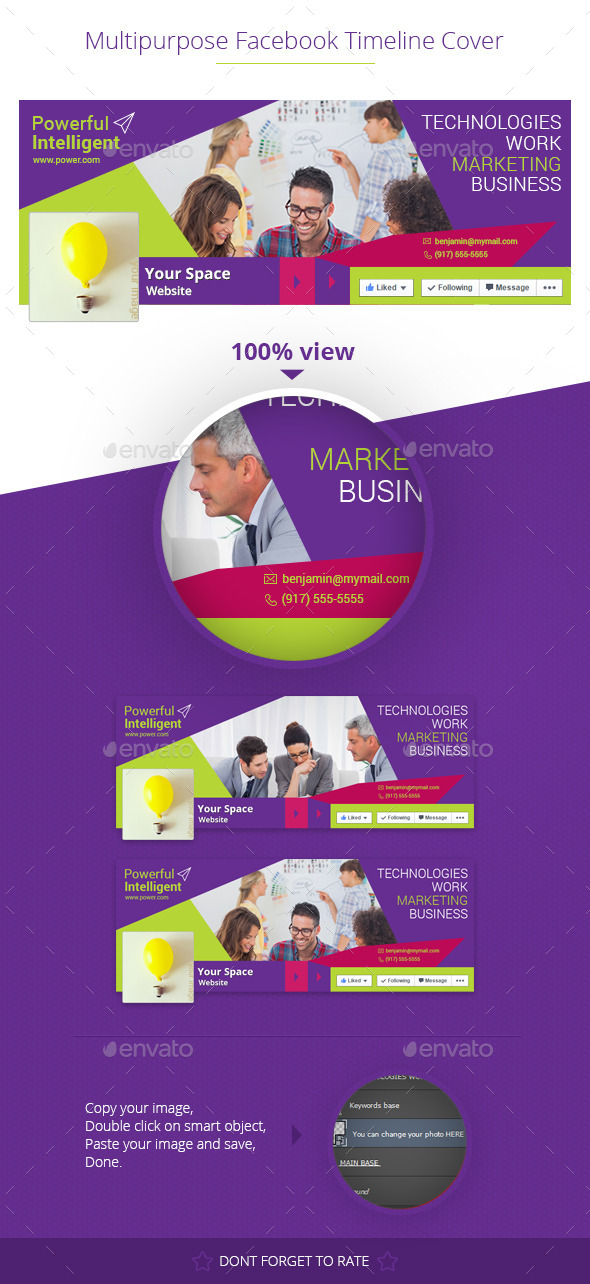 Multipurpose Facebook Cover - Facebook Timeline Covers Social Media