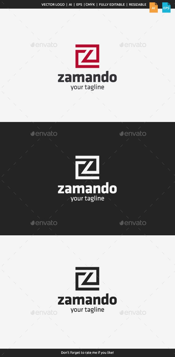 Zamando - Letter Z - Letters Logo Templates