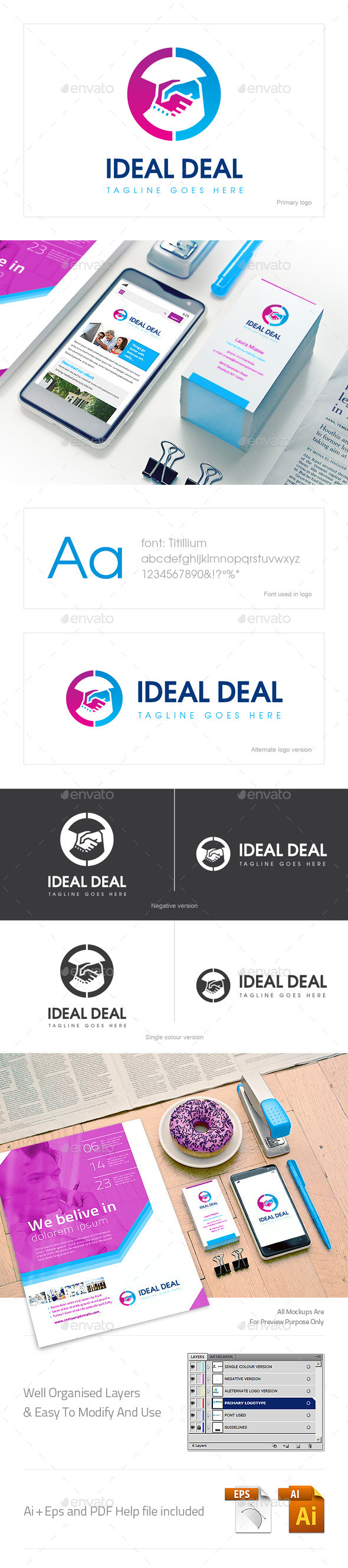 Ideal Deal Logo - Logo Templates
