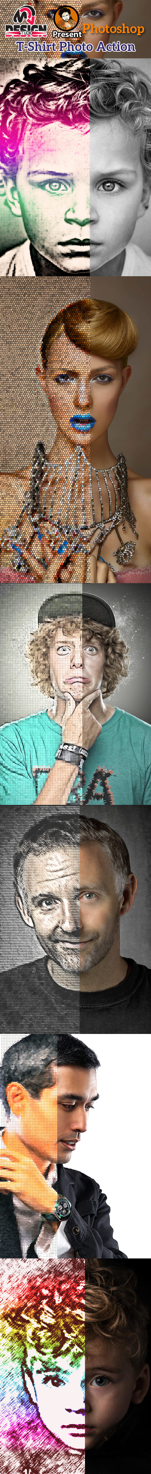 T-Shirt Photo Action - Actions Photoshop